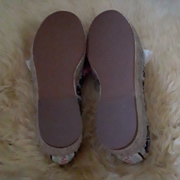 Crown vintage tassel damask tribal flat shoes 6 - Picture 5 of 5